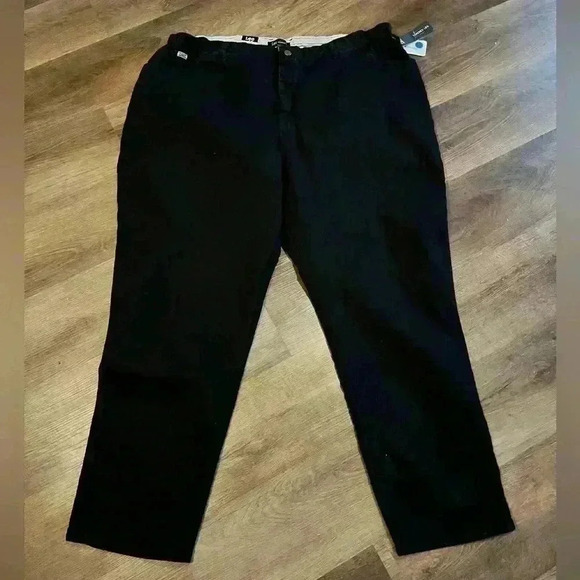 Lee Denim - Lee Black Elastic Waist Denim Jeans size 26wide (medium)
